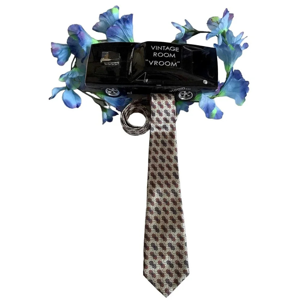 Abba Multi Pattern and Color Handmade 100% Silk Tie